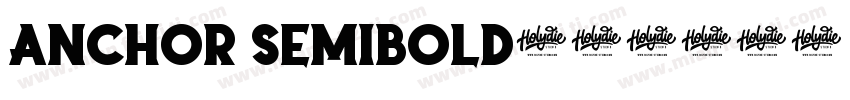 Anchor Semibold字体转换